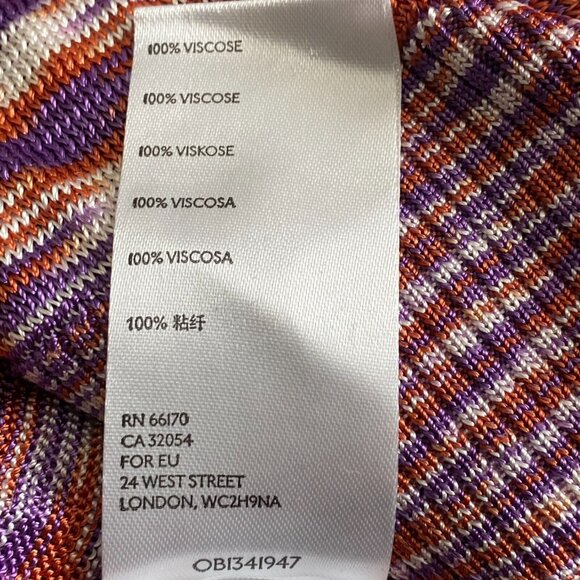 Free People Into The Night LS Tunic Cardigan Sweater XS Purple Multicolor NWT - Picture 8 of 10